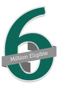 ^ million children are eligible