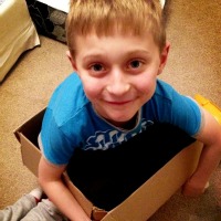"8-year-old is quite content!"