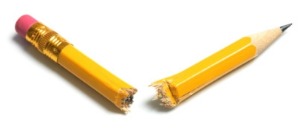 Picture of broken pencil