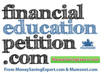Financial education petition launched by MoneySavingExpert and Mumsnet