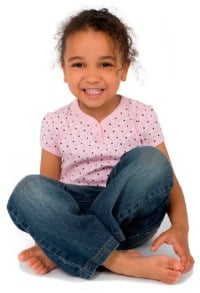 picture of happy little girl