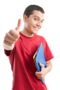 picture of happy student