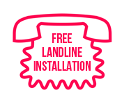 Free landline installation