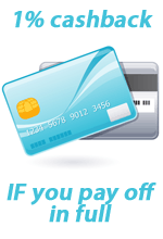 Low credit rater cashback card