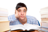 George hit the books