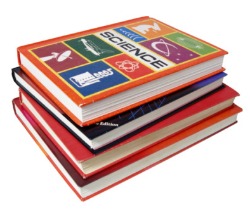 Picture of textbooks